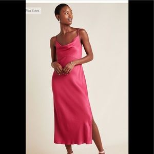 Anthropologie Bias slip dress